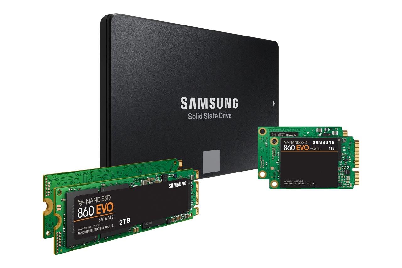 Samsung 860 PRO та 860 EVO