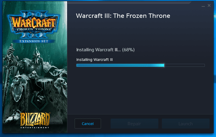 Warcraft 3 installer