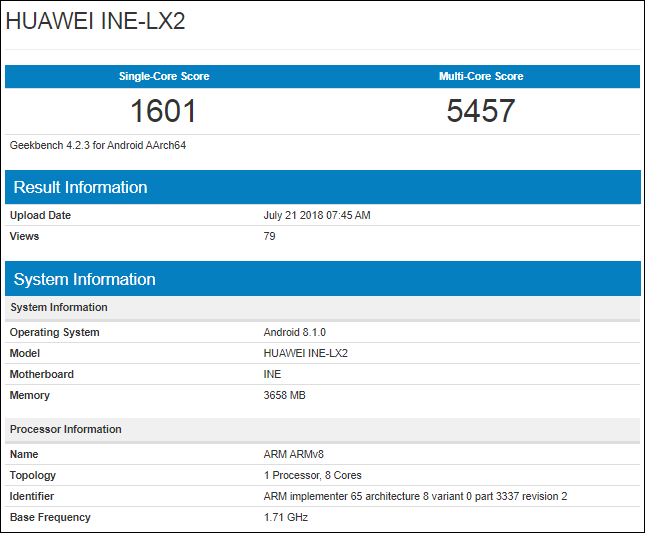 Huawei Kirin 710