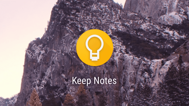 Google Keep Notes