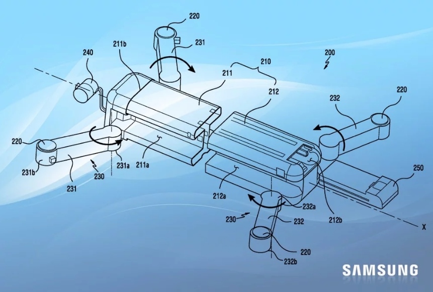 Samsung запатентував дрон-трансформер