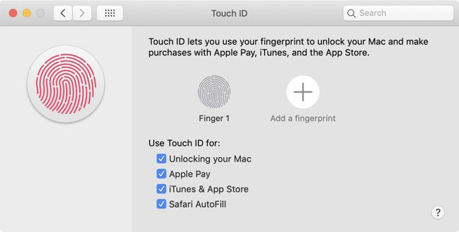 Touch ID для MacBook стане фукнціональнішим