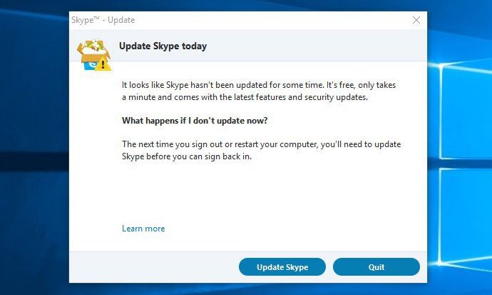 Microsoft офіційно припинив підтримку однієї з версій Skype