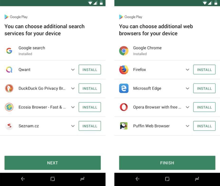 Google надасть вибір користувачам Android у Європі