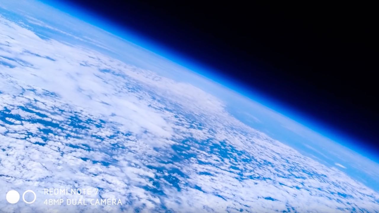 Redmi Note 7 побував у космосі і повернувся неушкодженим