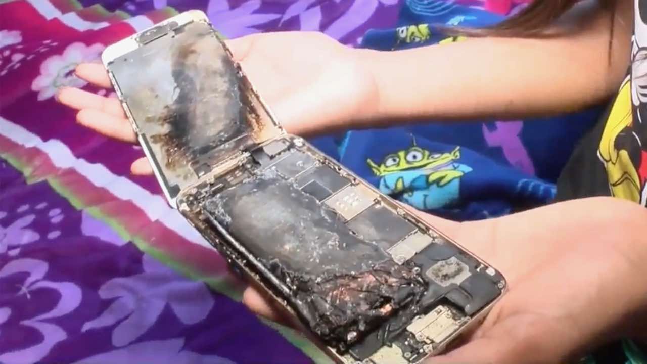 Apple iPhone 6 загорівся в руках дитини