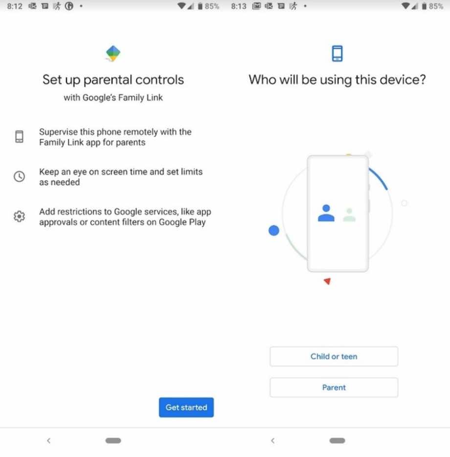 Digital Wellbeing & Parental controls