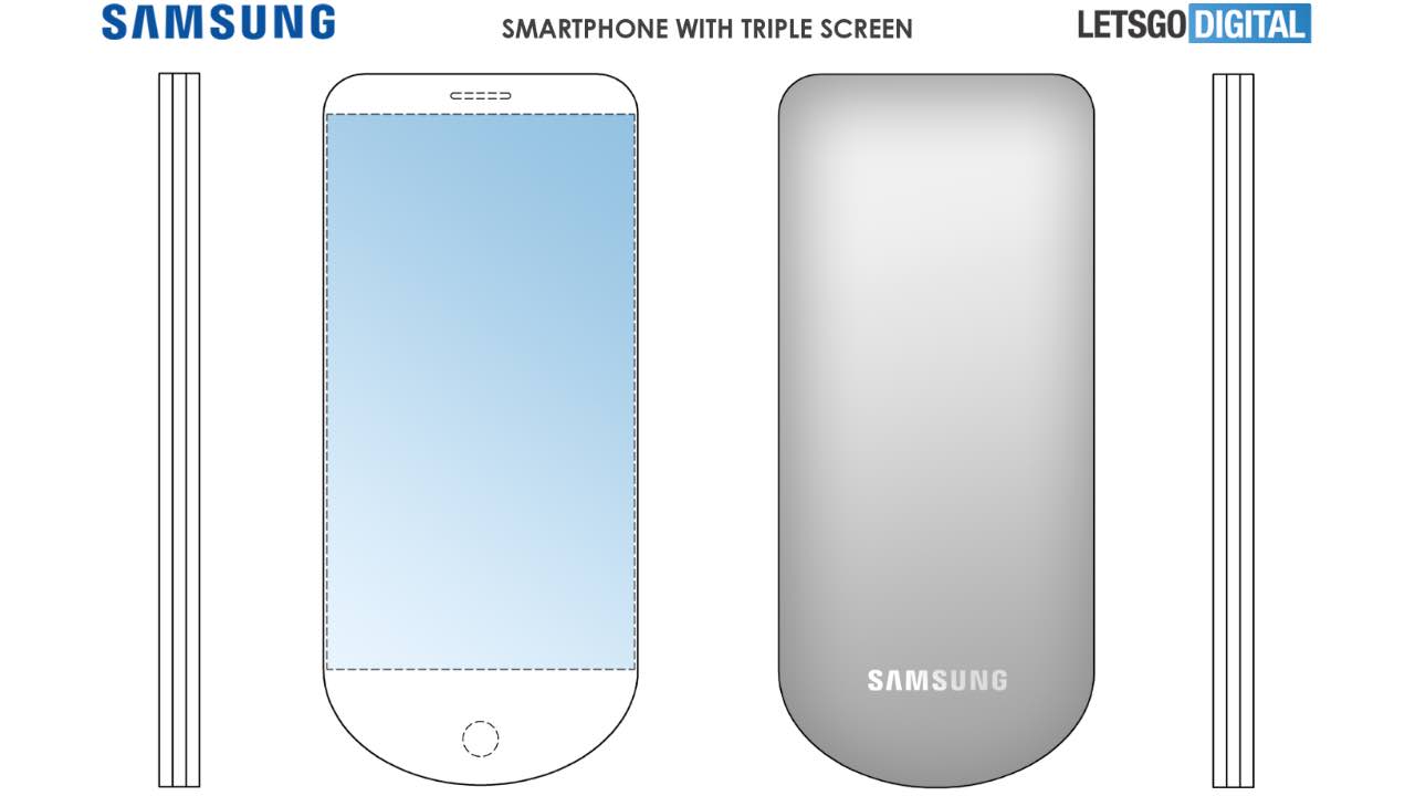 Samsung запатентував новий футуристичний смартфон