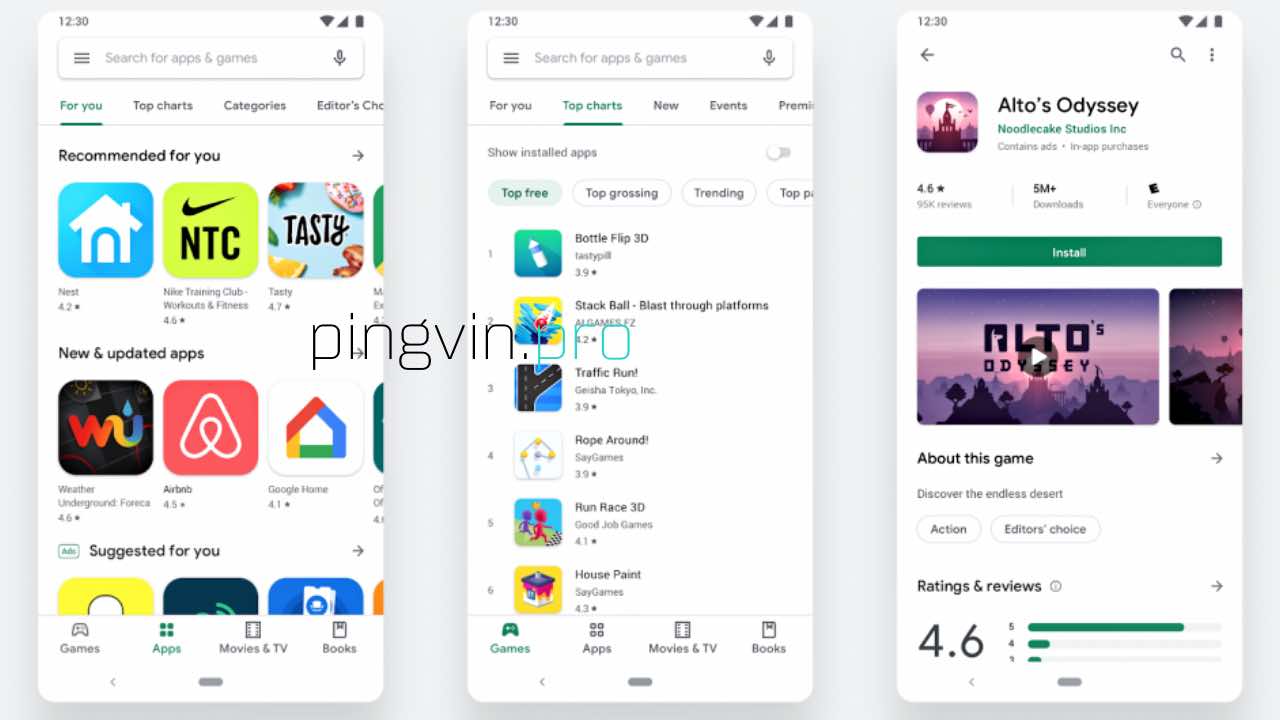 Google Play отримав новий покращений дизайн