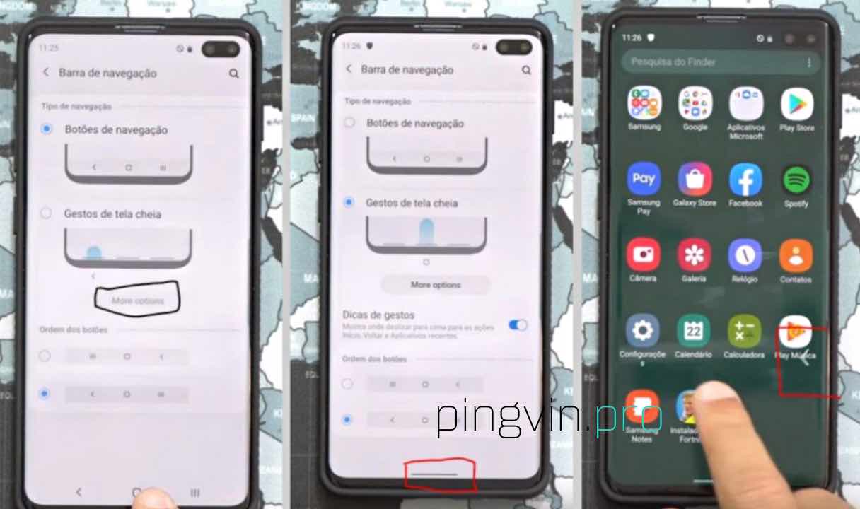 Samsung тестує навігаційні жести в One UI 2.0 на базі Android 10