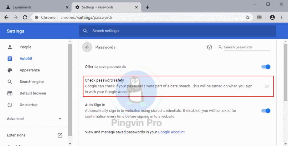 Google Chrome 78 інструмент паролів