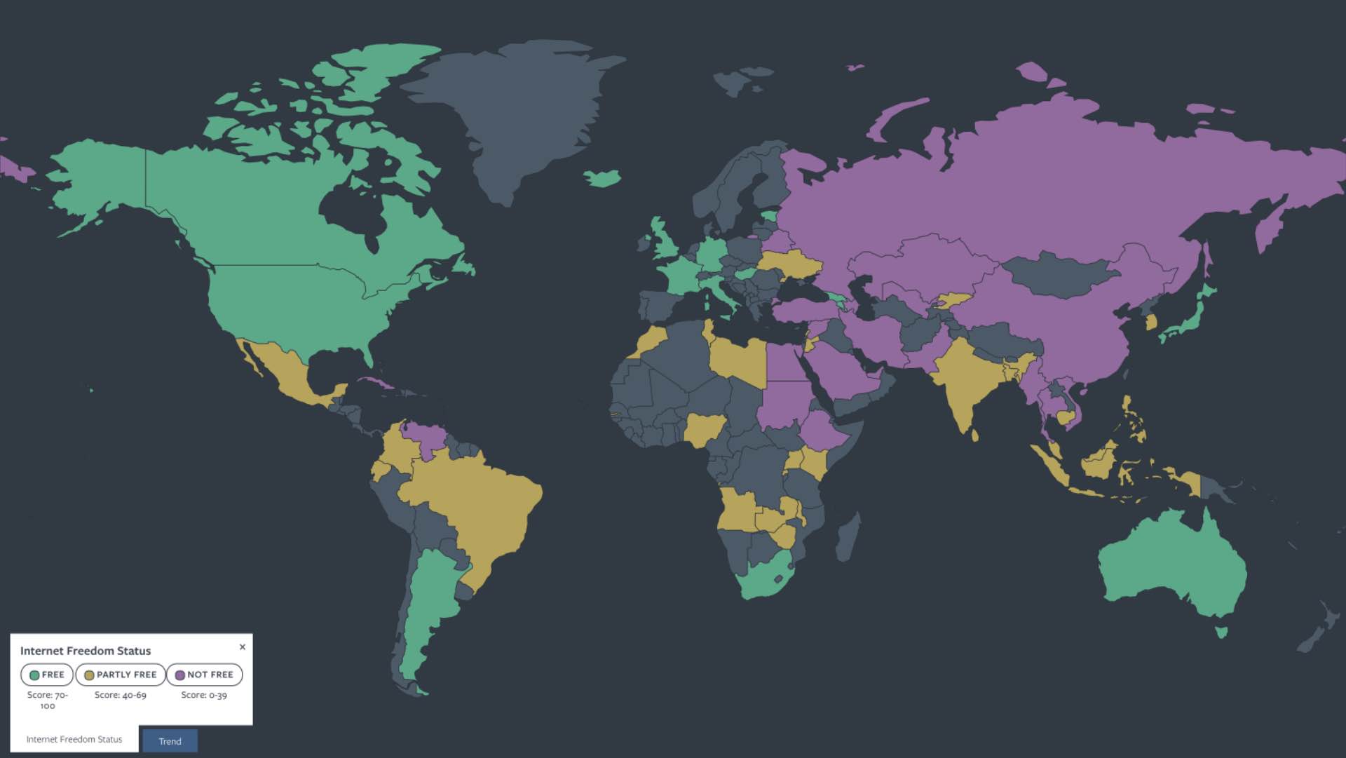Свобода інтернету у світі: яке місце посіла Україна