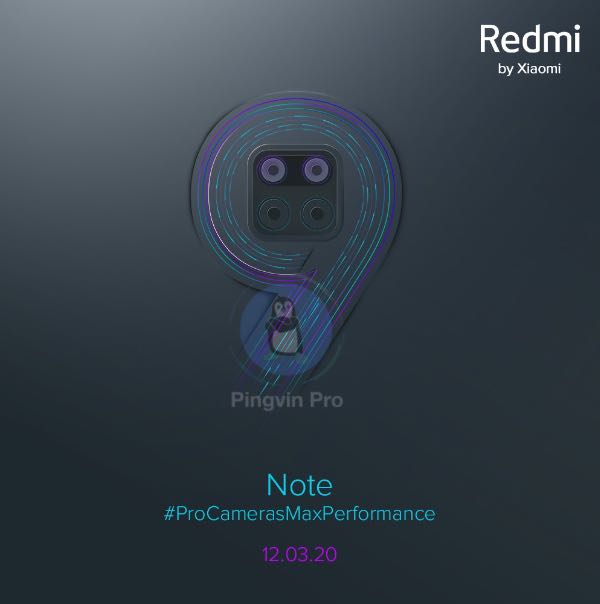 тизер Redmi Note 9
