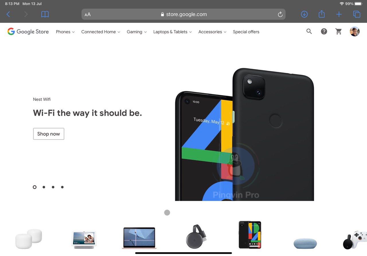 Рендер Google Pixel 4a з'явився на сайті корпорації Google