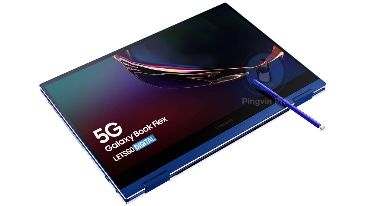 Samsung випустить новий ноутбук Galaxy Book Flex 5G