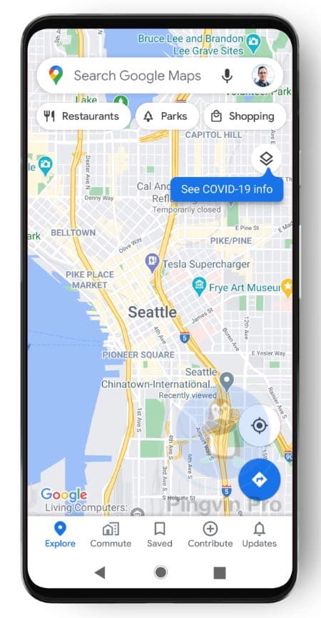Додаток Google Maps для iOS та Android отримав нову функцію, пов'язану з COVID-19