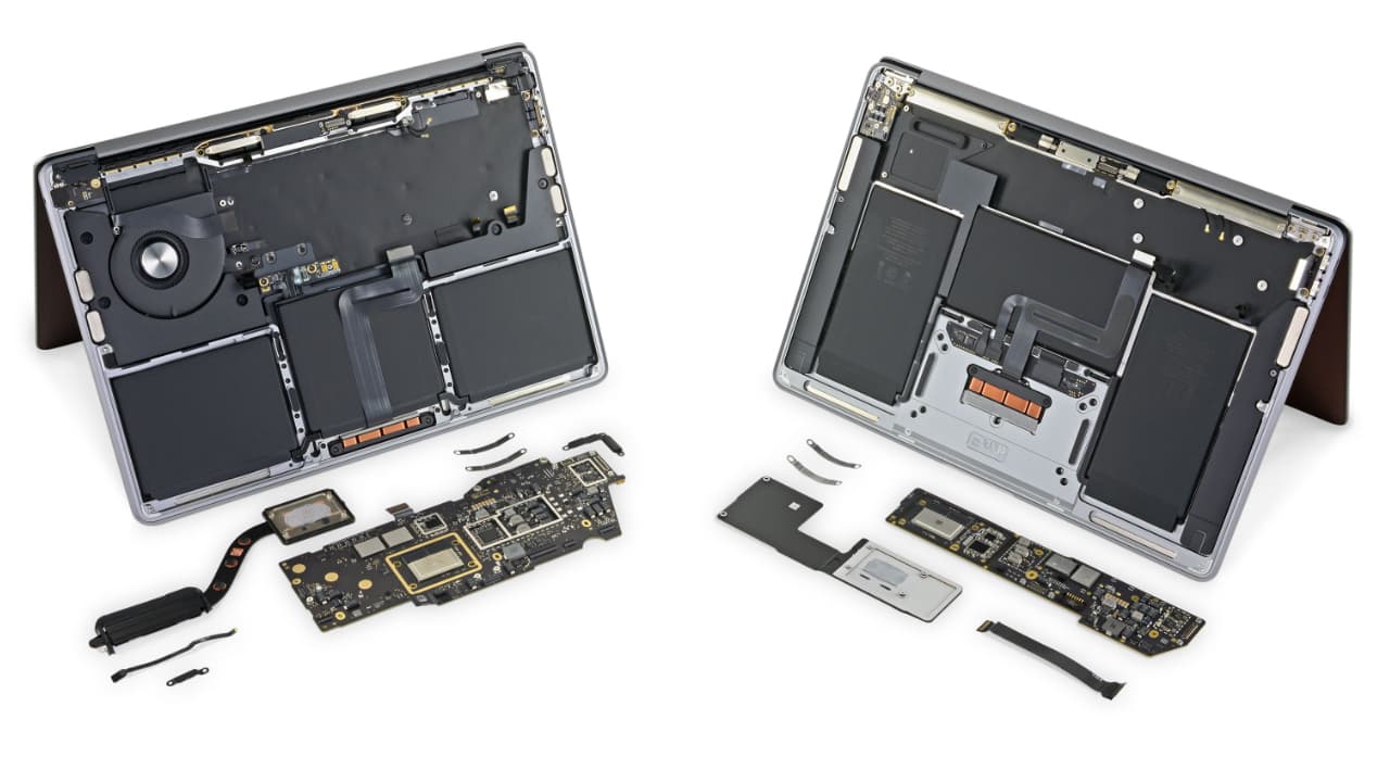 iFixit розібрали MacBook Air та MacBook Pro на базі M1