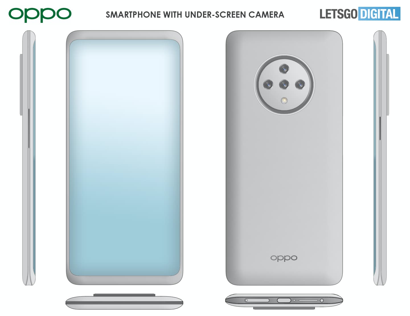 OPPO смартфон - підекранна камера