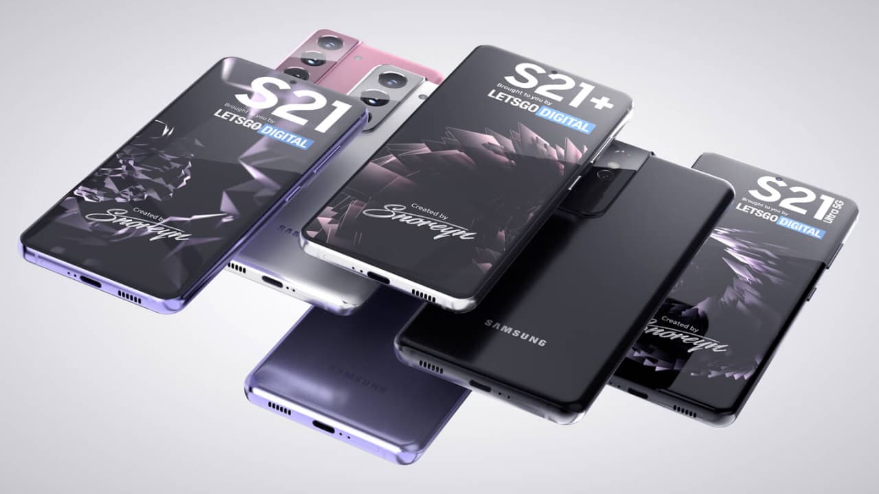 Samsung Galaxy S21 рендер