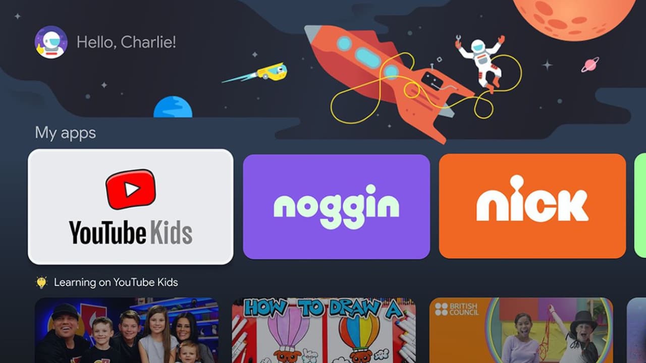 Google TV дитячі профілі
