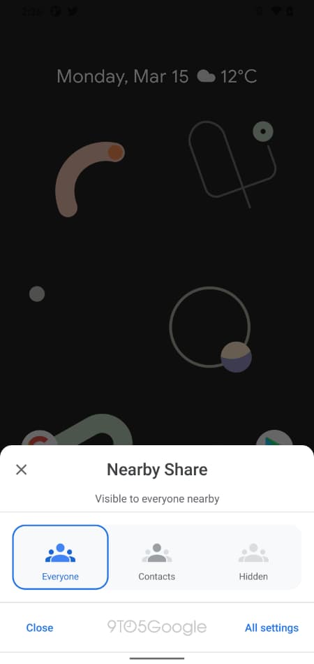 Google розширить функціональність Nearby Share
