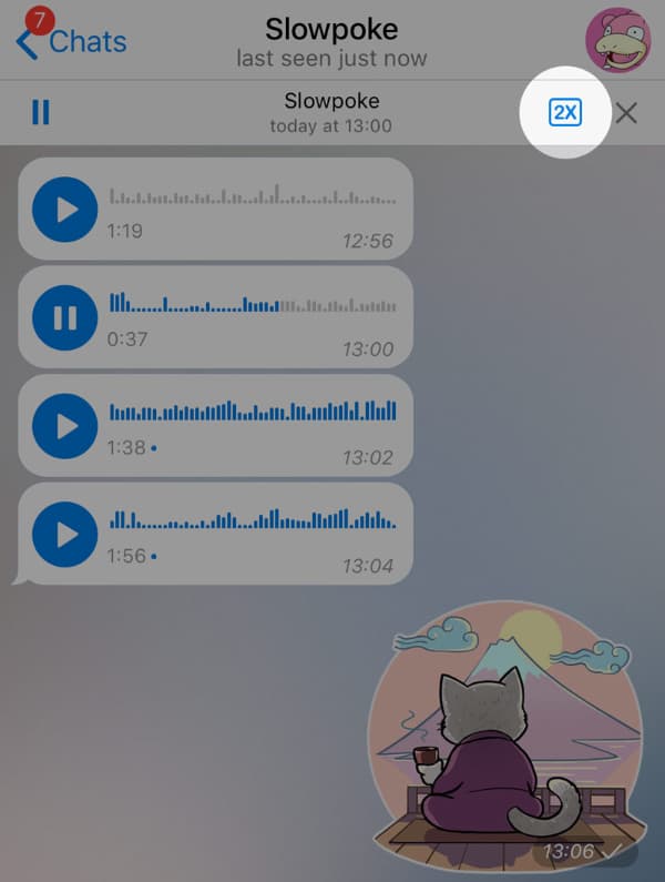 Telegram прискорення аудіо / WhatsApp запозичить у Telegram ще одну функцію