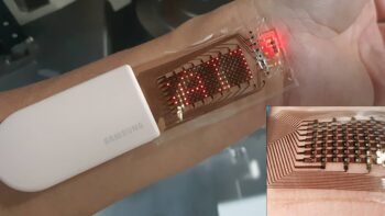 Дисплей Samsung для відстеження біометричних даних людини