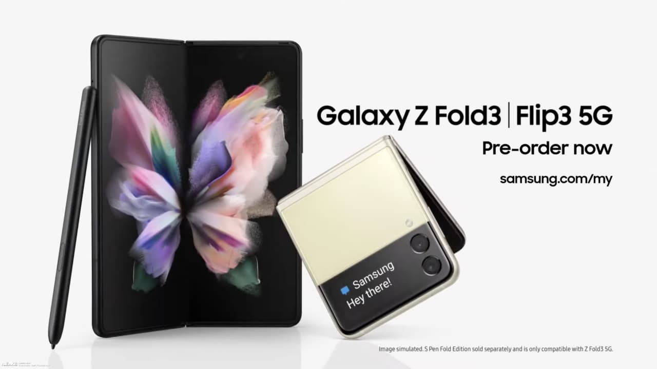 тизер Galaxy Z Fold 3 та Galaxy Z Flip 3