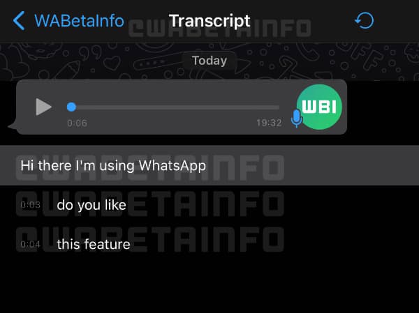 Голосові повідомлення у WhatsApp перетворюватимуться на текст