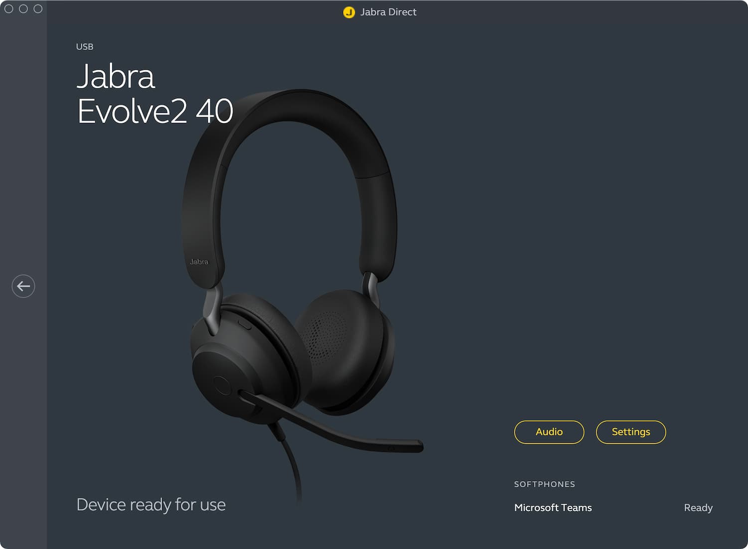 Jabra Direct (Device ready for use)