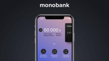 monobank в смартфоні 1000 гривень