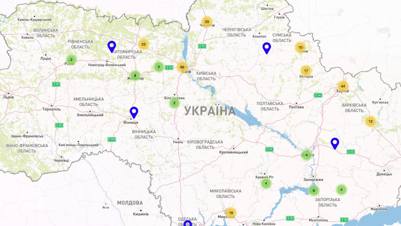 Карта відновлення України