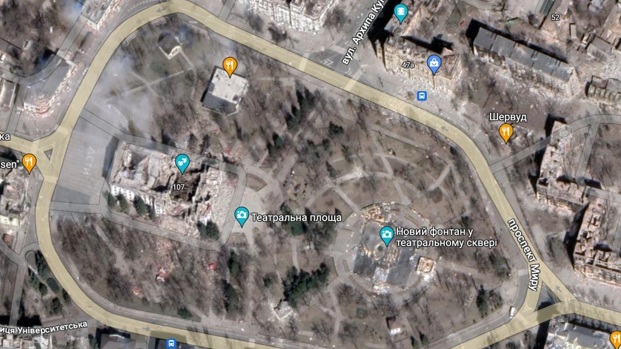 Google Maps оновив знімки окупованого Маріуполя