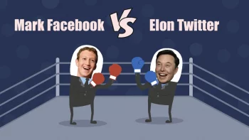 Цукерберг та Маск (Mark Facebook & Elon Twitter)
