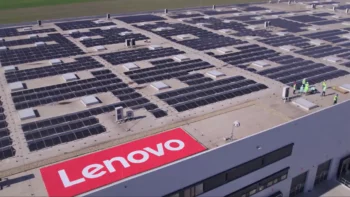 Lenovo Factory Solar Panels