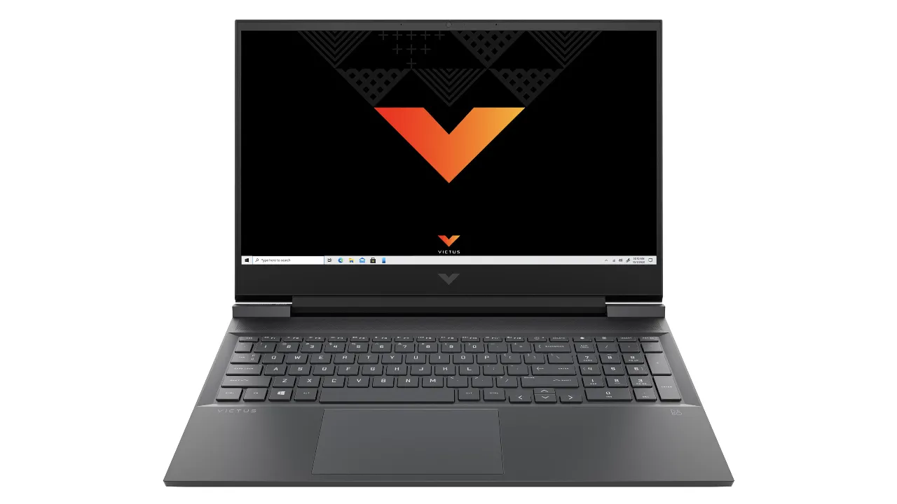 HP Victus 16-D0001UR 5D5F1EA (вид спереду)
