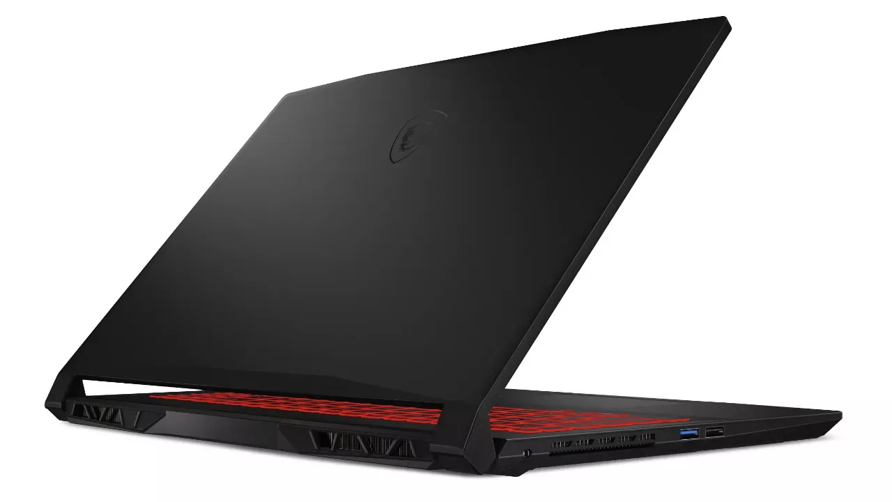 MSI Katana GF66 12UE (вид ззаду та з боку)