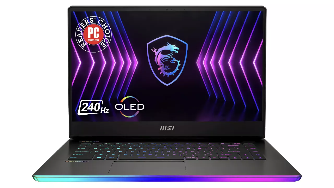 MSI Raider GE67 HX 12UHS (вид спереду)