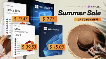 Microsoft Office 2021 і Windows 11 зі знижкою (Keysoff)