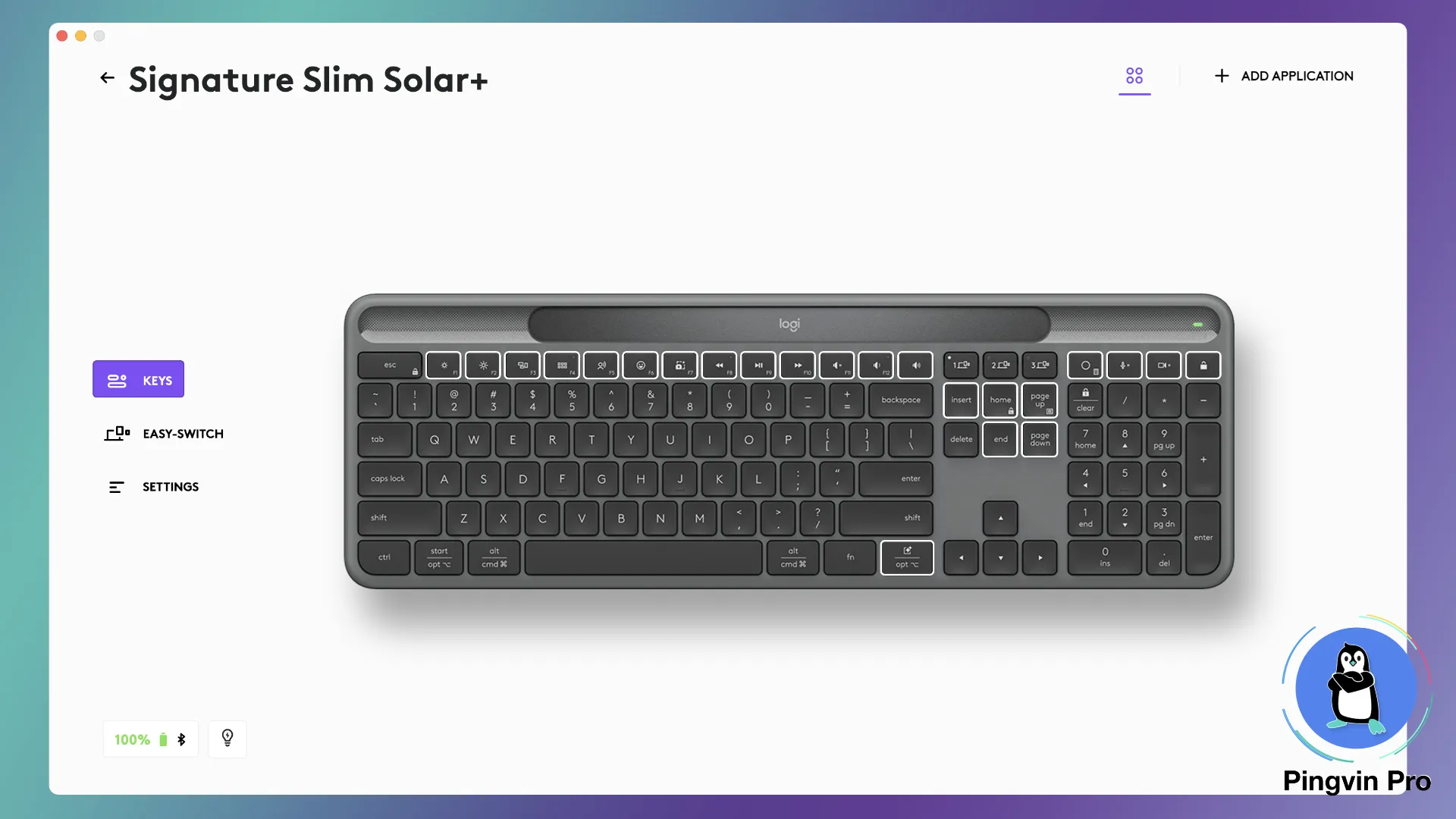 Logitech Signature Slim Solar+ K980 (Logi Options+ - як підʼєднати по Bluetooth)