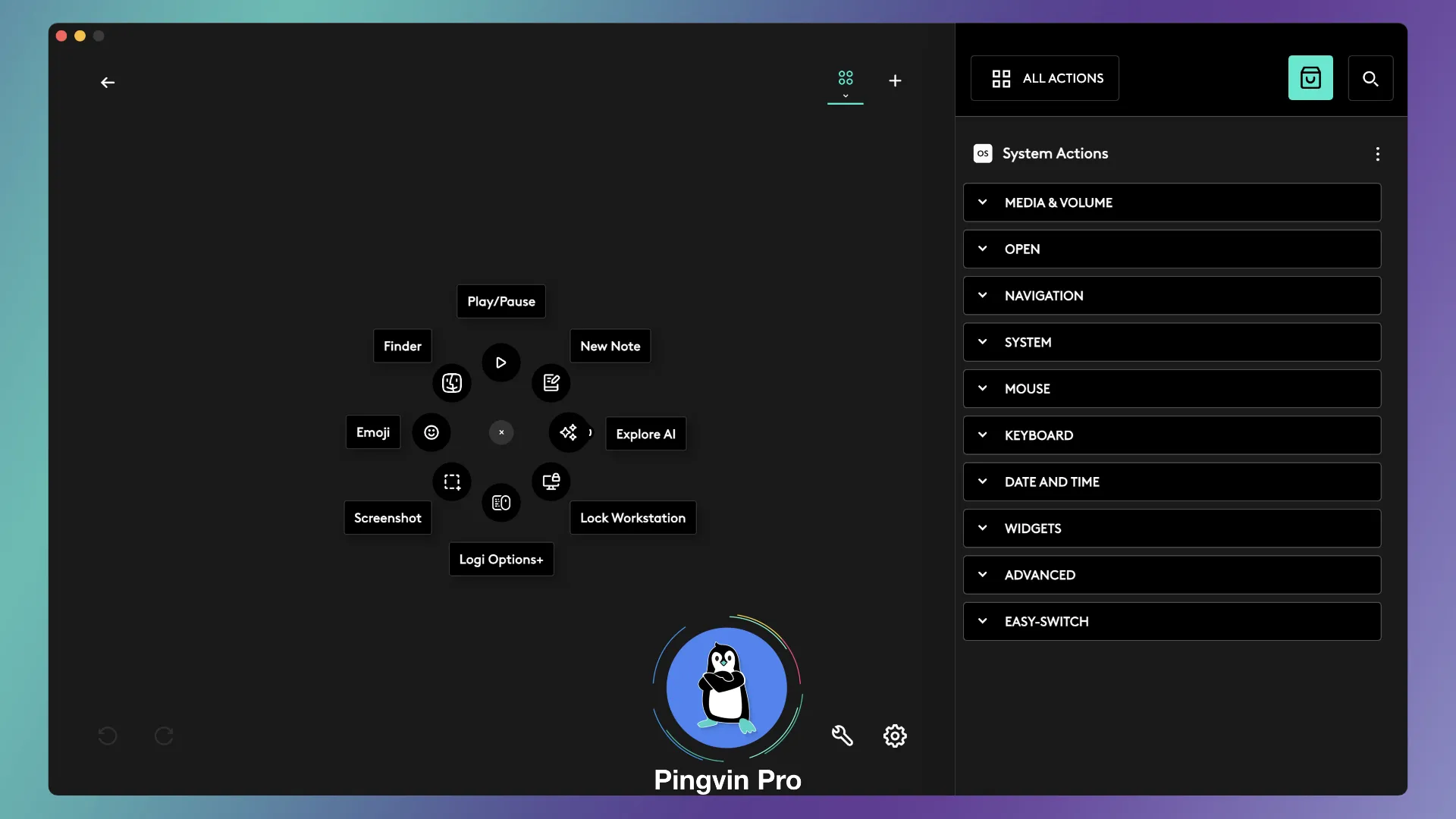 Logitech MX Master 4 - Actions Ring (Logi Options+)
