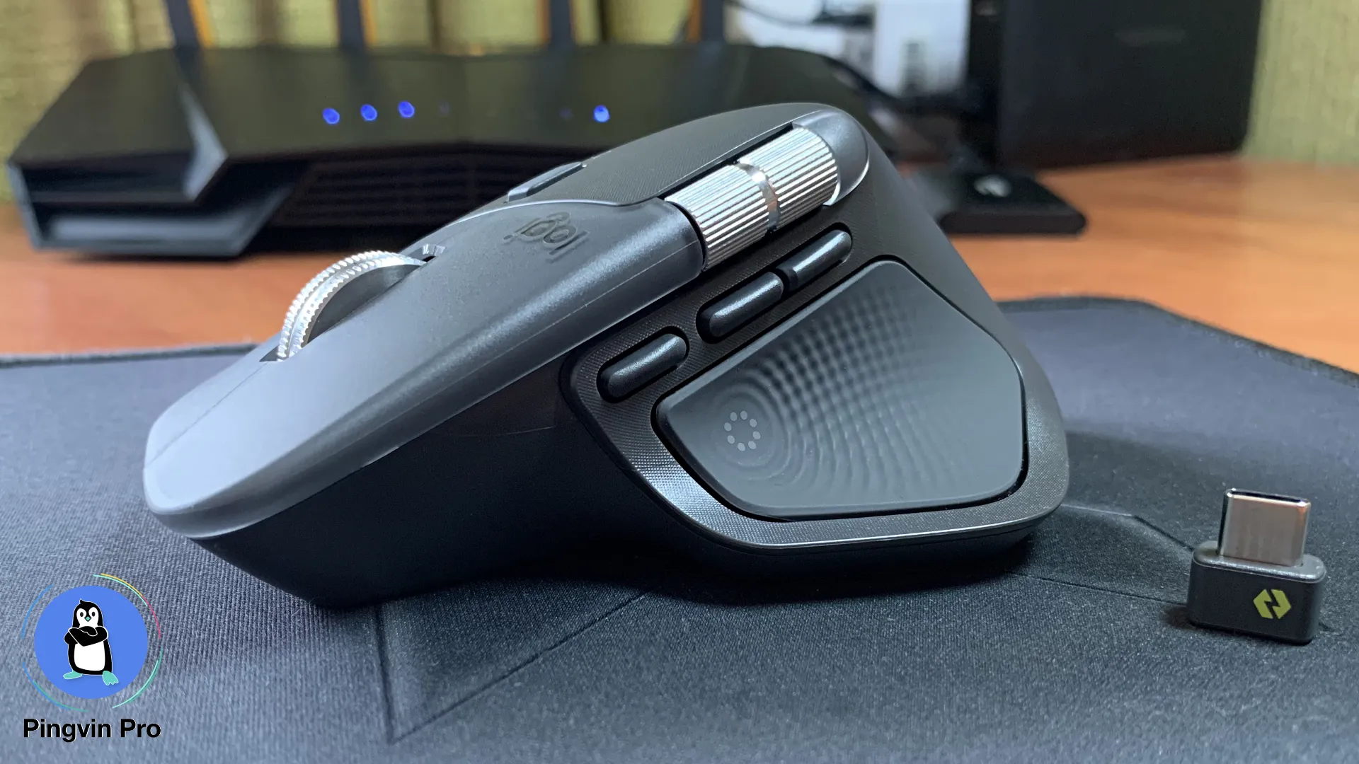 Компʼютерна миша Logitech MX Master 4 та Logi Bolt USB-C приймач